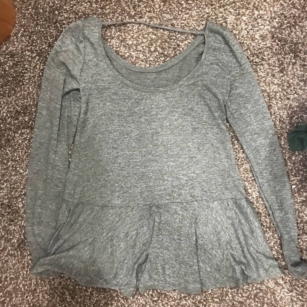 Olive green hollister shirt
